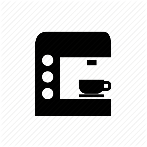 Cafe, Coffee, Drink, Machine, Maker, Pot, Tasty I Icon