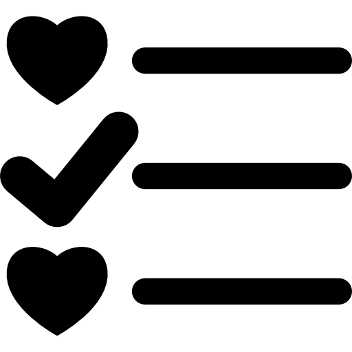 Lover List Icons Free Download