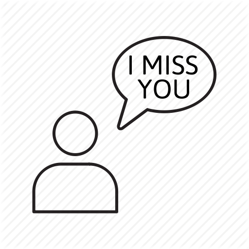 Balloon, Bubble, Chat, I Miss You, Speech, Talk, User Icon