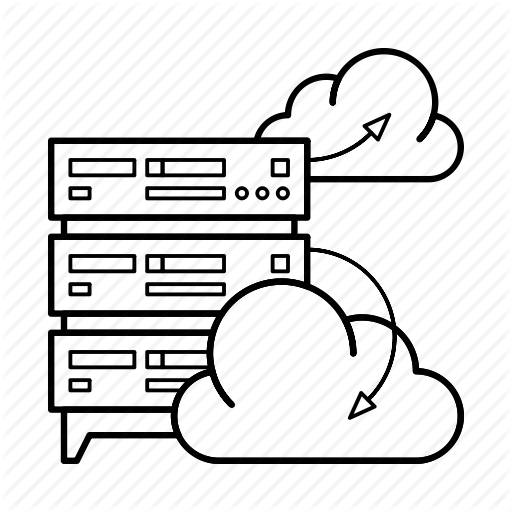 Cloud, Data, Hosting, Iaas, Infrastructure, Server, Service Icon