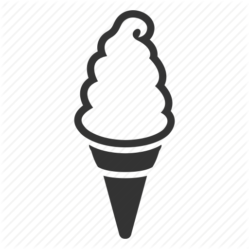 Cone, Cool, Dessert, Ice Cream, Icecream, Soft Cream, Sweet Icon