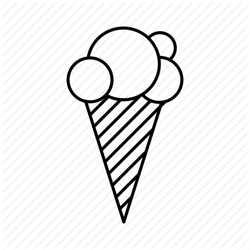 Children, Cone, Ice Cream, Sugar, Summer Icon