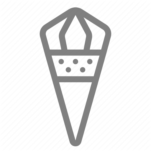 Chocolate, Cone, Cream, Ice Icon
