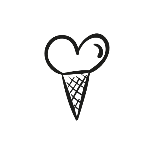 Heart Shaped Ice Cream Icons Free Icons Download