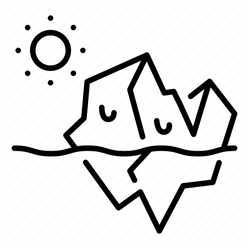 Ecology, Environment, Ice, Iceberg, Melting, Nature, Water Icon