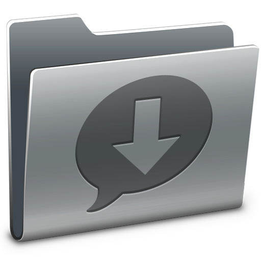 Ichat, Downloads, Folder Icon Free Of Hyperion Icons