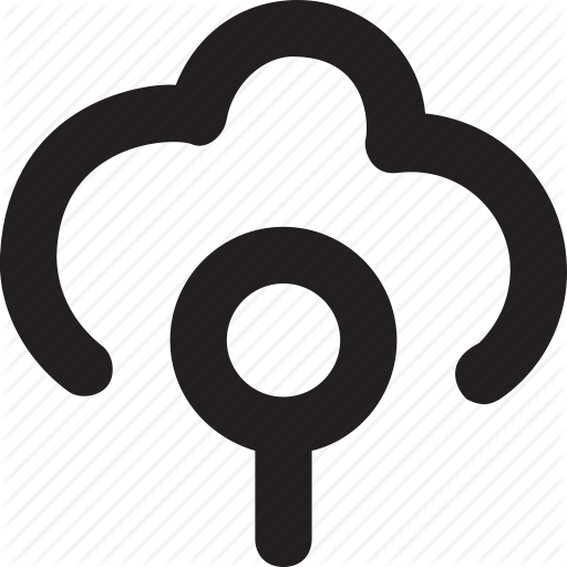 Cloud Computing, Cloud Search, Icloud, Magnifier, Searching Icon