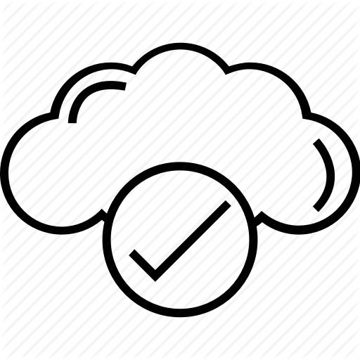 Checkmark, Cloud Computing, Icloud Icon