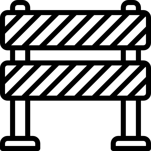 Barrier Icon Construction Elements Smashicons