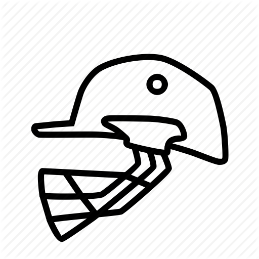 Batsman, Cricket, Helmet, Protection, Wicketkeeper Icon