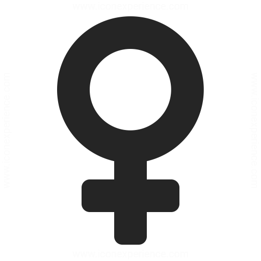 Symbol Female Icon Iconexperience