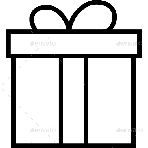 Gift Line Icons