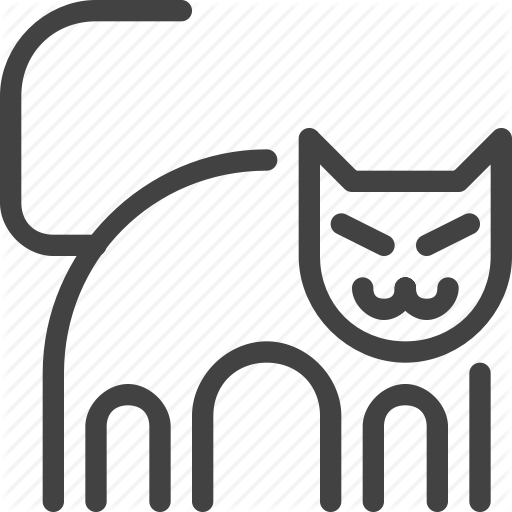 Animal, Cat, Halloween, Horror, Scary, Spooky Icon