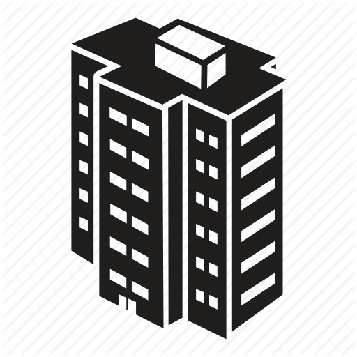 Apartment, Block, Building, Complex, Flats, Housing Icon