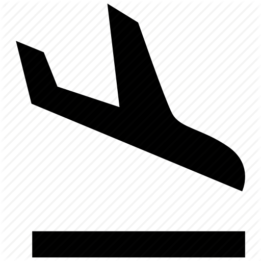 Aircraft, Airplane, Airport, Arrival, Flight, Plane, Travel Icon