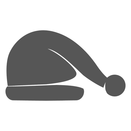 Grey Santa Claus Hat Icon