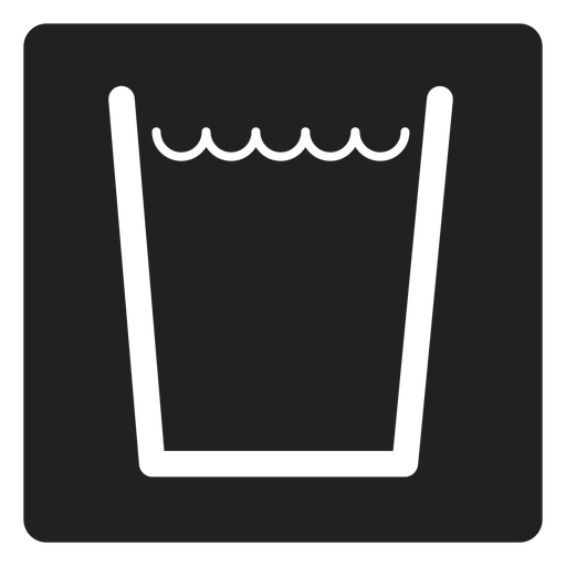Water In A Glass Square Icon