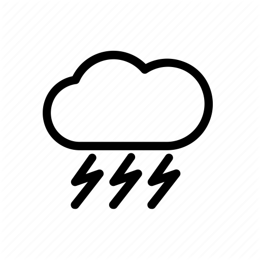 Cloud, Day, Element, Flash, Lightning, Weather Icon