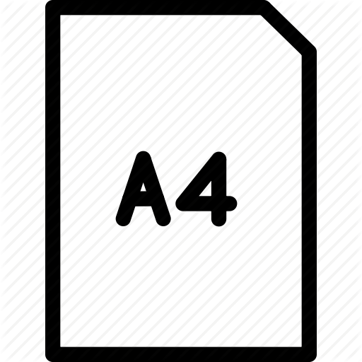 Dimension, Paper, Size Icon