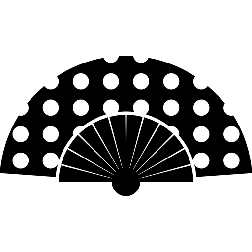 Flamenco Fan Accessory Icons Free Download