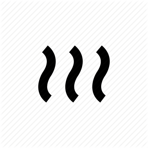 Air, Air Conditioning, Heat, Steam, Warm, Wave, Weather Icon