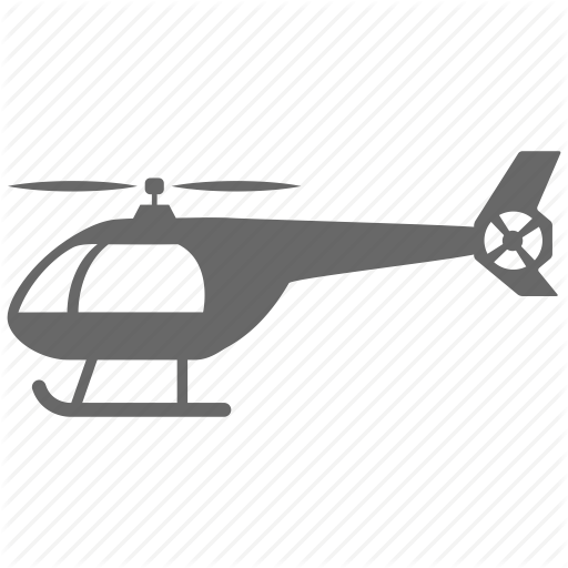 Flight, Helicopter, Plane, Transport, Vehicle Icon