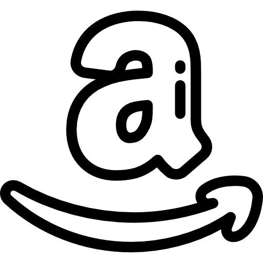 Social Media Amazon Flat Icon