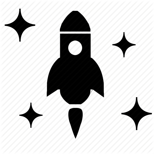 Cosmos, Rocket, Sky, Space, Stars, Terrorist Icon