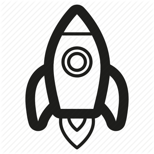 Line, Rocket, Ship, Space, Start, Up Icon