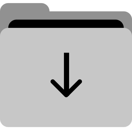 Media, Folder, Download, Office, App, Storage, Collection Icon