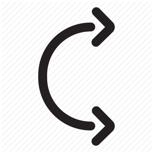 Arc, Arrow, Curve, Direction, Flexible, Pointer Icon