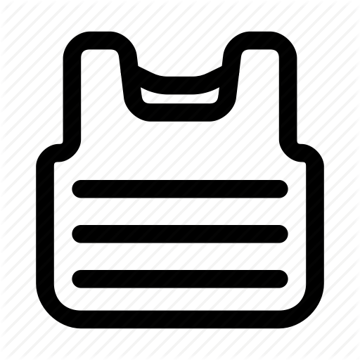 Body Armor, Bulletproof, Kevlar, Vest Icon