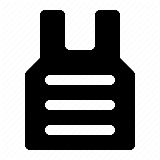 Armor, Body, Bullet, Kevlar, Protection, Vest Icon