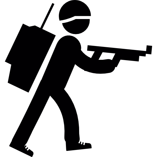 Army Soldier Walking