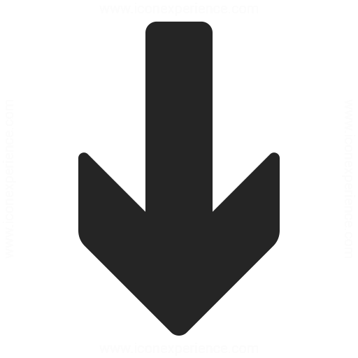 Arrow Down Icon Iconexperience