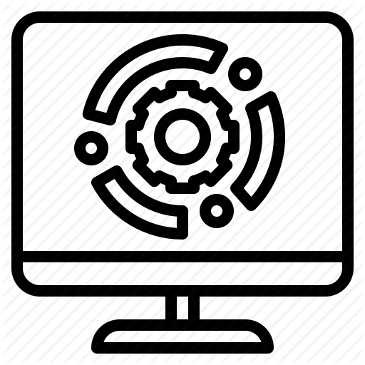 Computer, Hardware, Operation, Software, Systems, Technology Icon