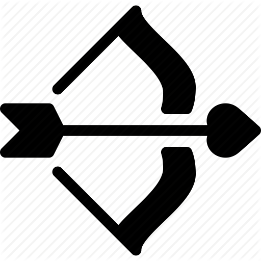 Archery, Arrow, Bow, Love, Target Icon