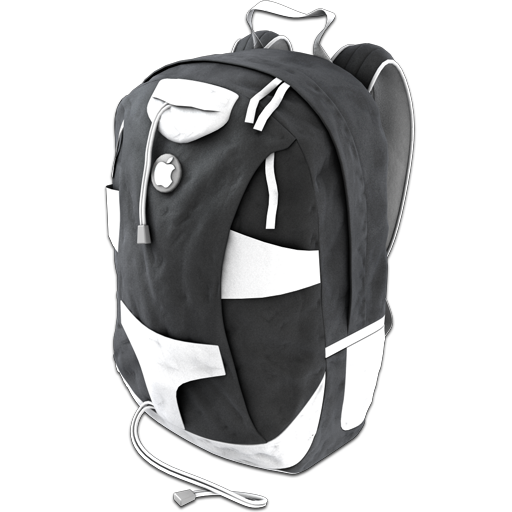 Backpack Grey Icon