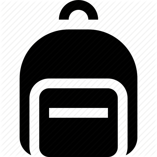 Backpack, Bag, Clothes, Clothing, Education, Learning, School Icon