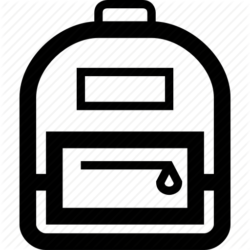 Backpack, Bag, Rucksack Icon