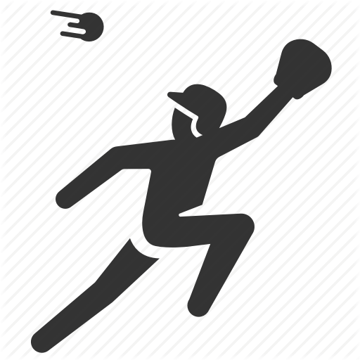 Baseball, Catch, Play, Player, Receive, Receiver, Sport Icon