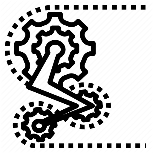 Bicycle, Chain, Gear, System, Tool Icon