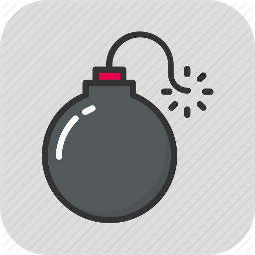 Bomb, Bombshell, Explosive, Grenade, Weapon Icon