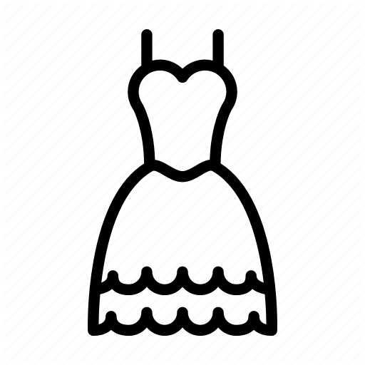 Bridal, Dress, Engagement, Marriage, Wedding, White Icon