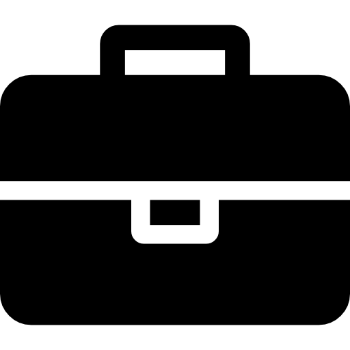 Briefcase In Black Version Icons Free Download