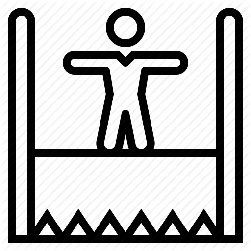 Businessman, Challenge, Opportunity, Risk, Success Icon