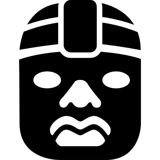 Olmeca Head Of Mexico Icons Free Download