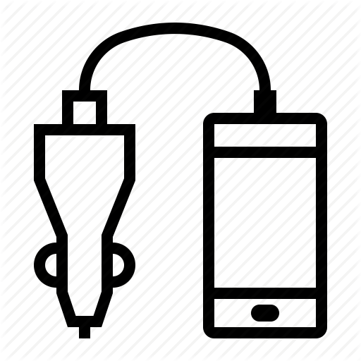 Car, Charge, Charger, Mobile, Usb Icon