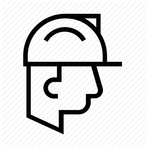 Helmet, Worker Icon