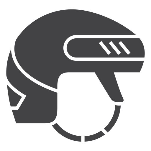Ice Hockey Helmet Flat Icon
